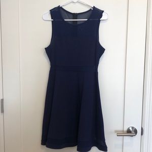 Express Navy Blue Dress Size S